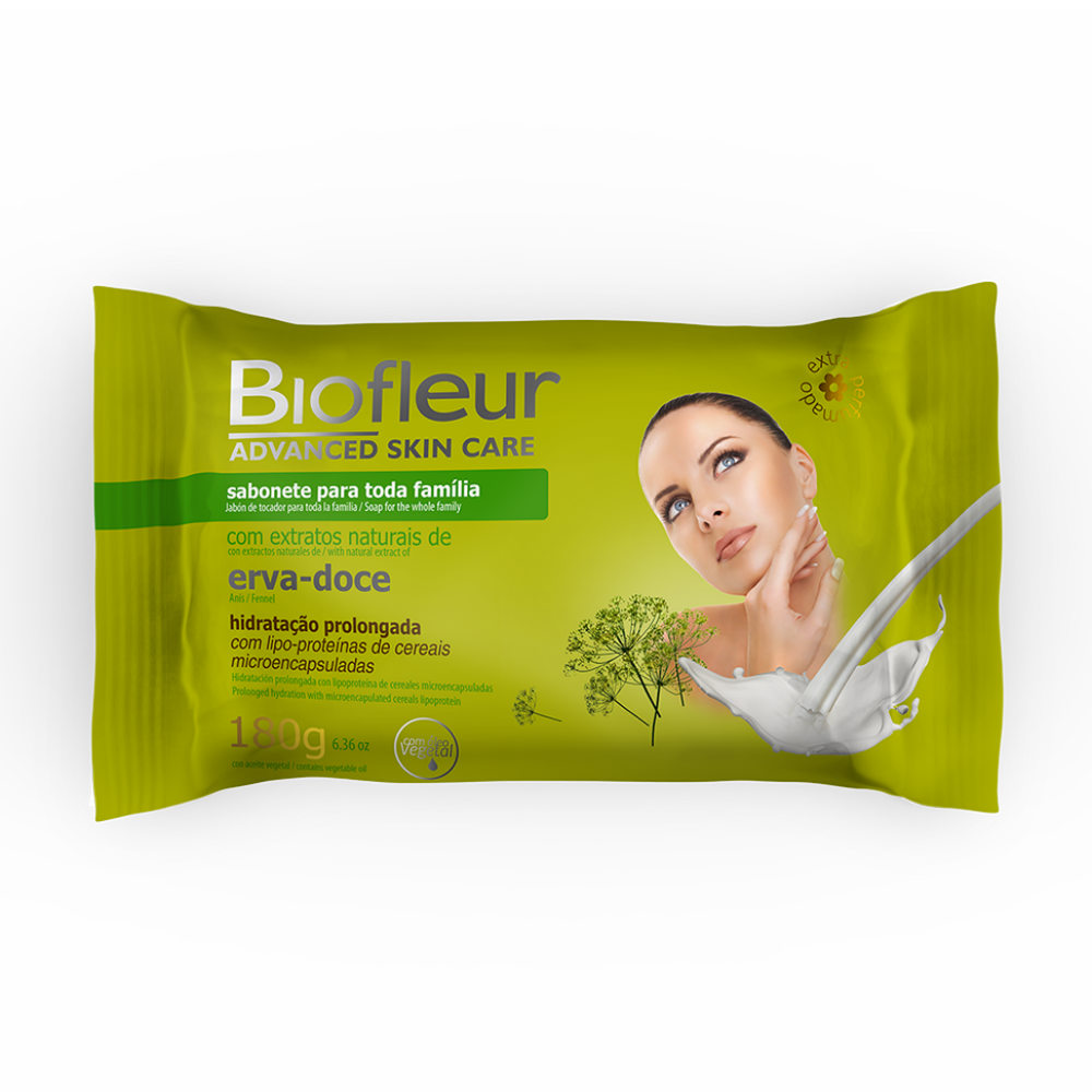 Sabonete Biofleur Advanced Skin Care Erva Doce 180g
