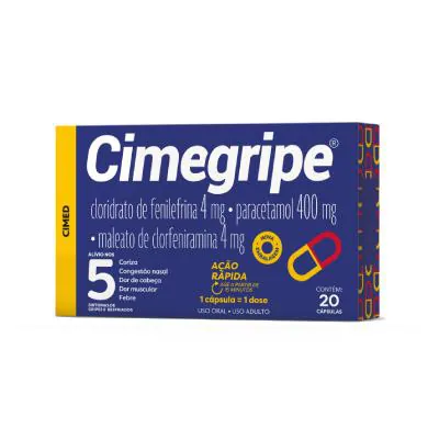 Cimegripe 20 Cápsulas