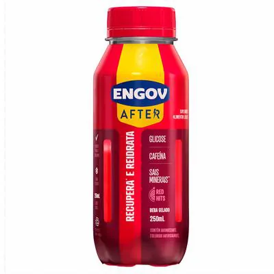 Engov After Red Hits Bebida Energética 250ml