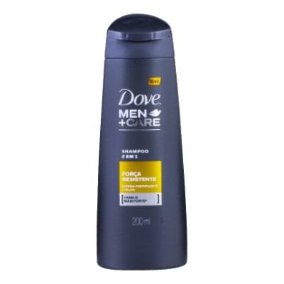 Shampoo Dove Men 2X1 Força Resistente 200ml