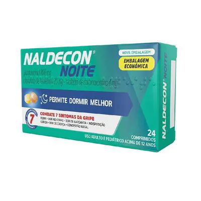 Naldecon Noite Caixa 24 Comprimidos