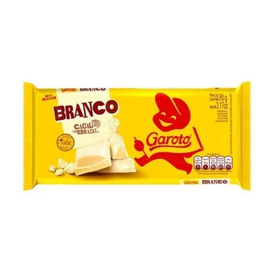 Chocolate Garoto Branco 90g