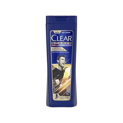 Shampoo Anticaspa Clear Sports Men Limpeza Profunda 200ml