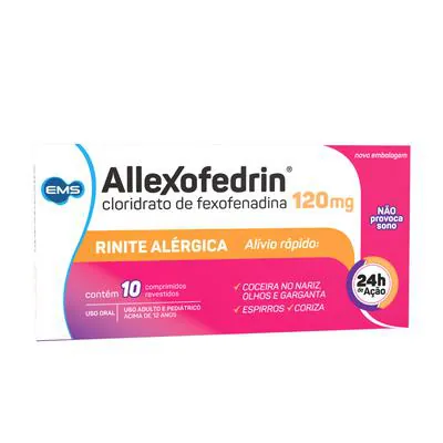 Allexofedrin 120mg 10 Comprimidos