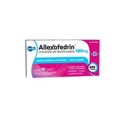 Allexofedrin 180mg 10 Comprimidos