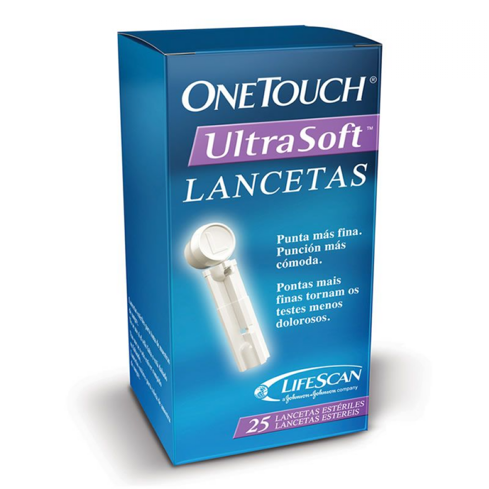 Lanceta One Touch Ultra Soft 25 Unidades