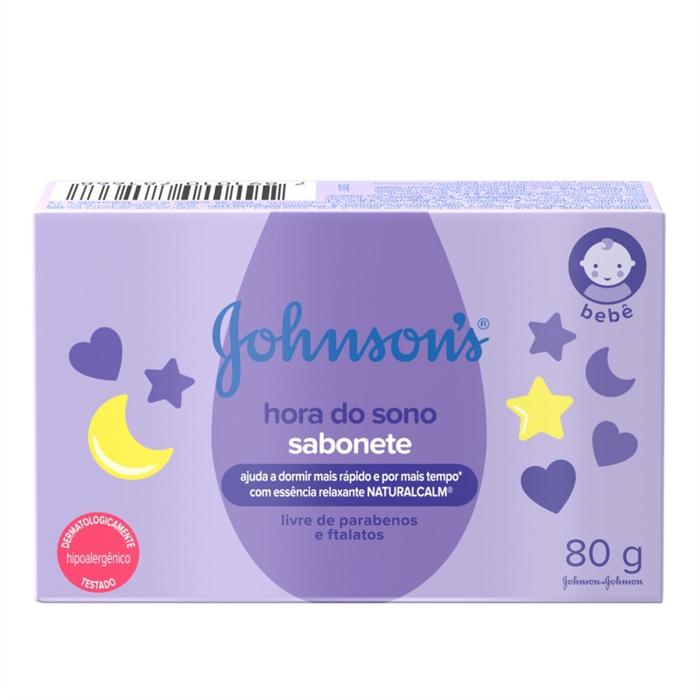 Sabonete Infantil Johnson's Baby Hora do Sono 80g