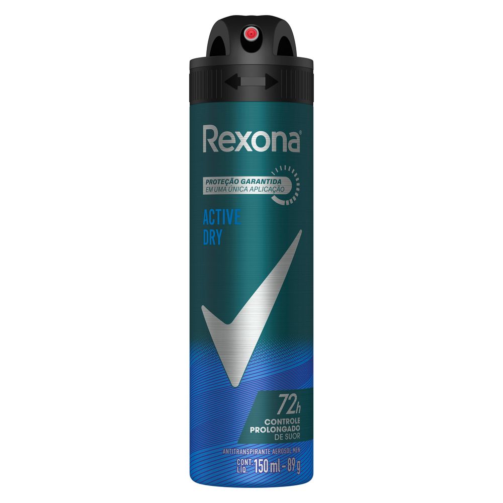 Desodorante Rexona Masculino Active Dry 150ml