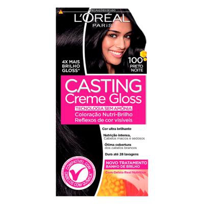 Tintura L’Oréal Casting Creme Gloss 100 Preto Noite