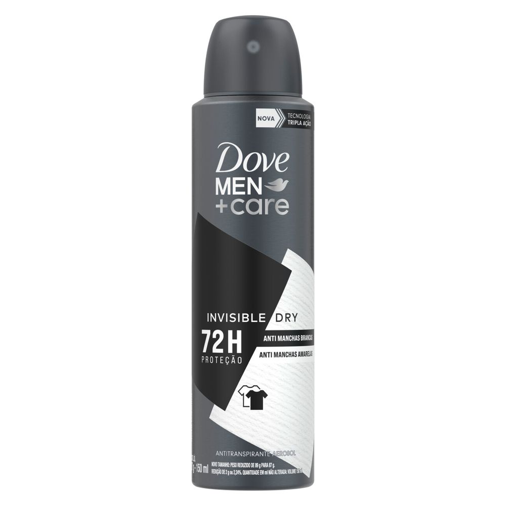 Desodorante Aerosol Dove Men Care Invisible Dry 150ml
