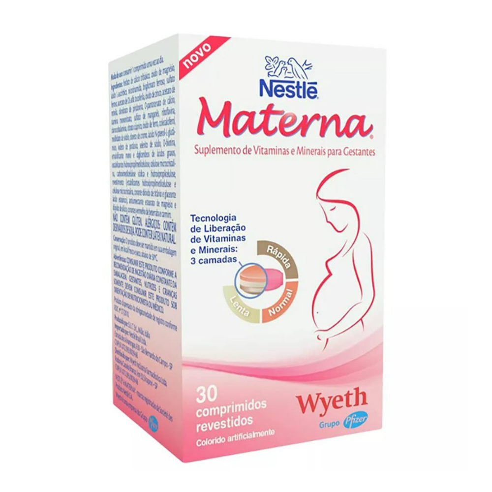 Polivitamínico Nestlé Materna 30 Comprimidos