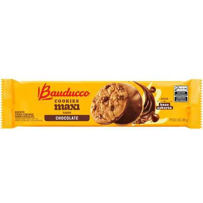 Biscoito Cookies Bauducco Maxi Chocolate 96g