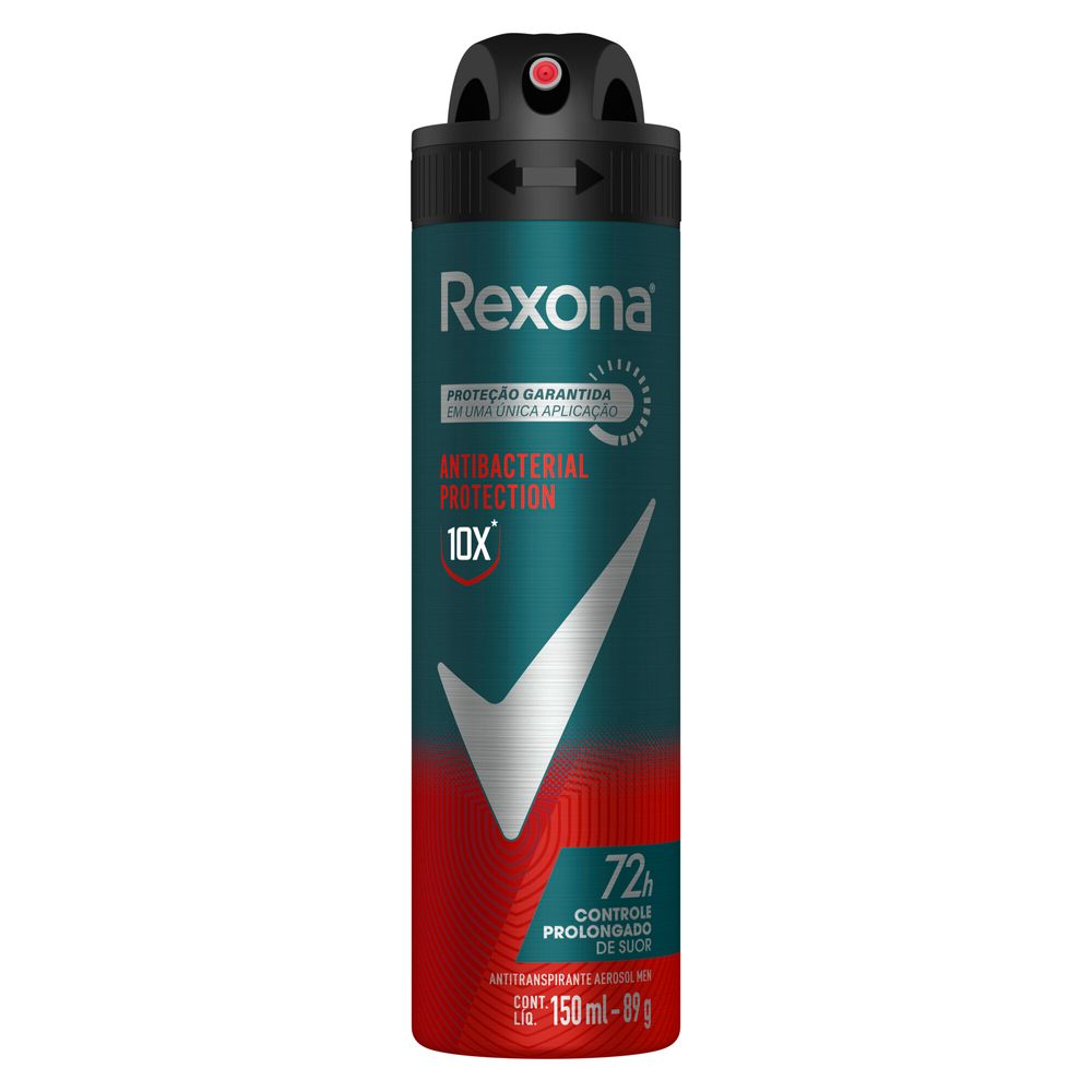 Desodorante Rexona Masculino Antibacterial 150ml