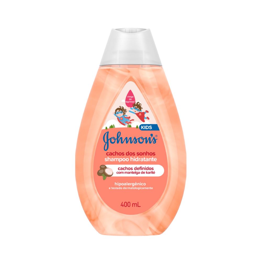 Shampoo Infantil Johnson's Baby Cachos Dos Sonhos 400ml