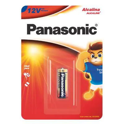 Bateria Panasonic Alcalina 12v SM 1 Unidade