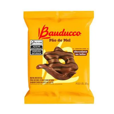 Pão Mel Bauducco 36G Cobertura Chocolate