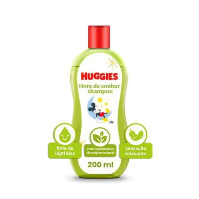 Shampoo Huggies Hora de Sonhar para Bebê 200ml