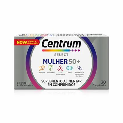 Suplemento Vitamínico Centrum Select Mulher 30 Comprimidos