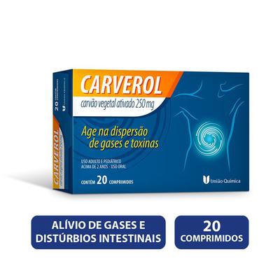 Carverol 250mg Com 20 Comprimidos