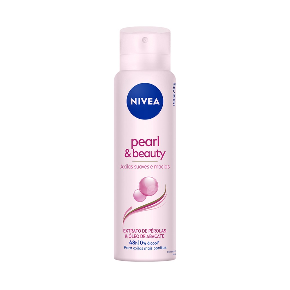 Desodorante Antitranspirante Nivea Aerossol Pearl & Beauty 150ml