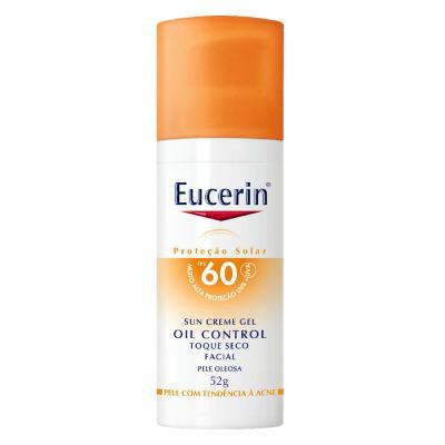 Protetor Solar Facial Eucerin Sun Creme-Gel Oil Control FPS60 52g