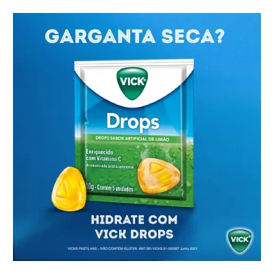 Vick Drops sabor limão pastilhas: compre pelo melhor preço online