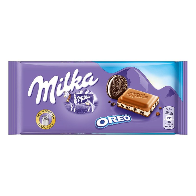 Chocolate Ao Leite Milka com Oreo 100g