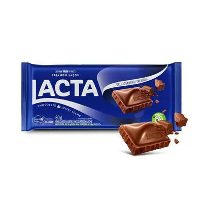 Chocolate Lacta Ao Leite 80g
