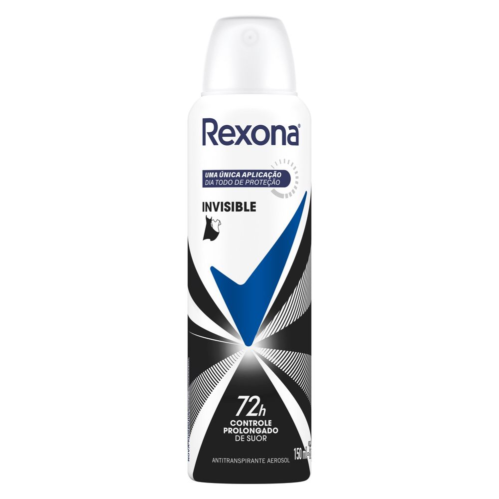 Desodorante Rexona Feminino Invisible 150ml