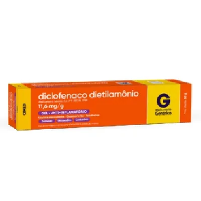 Diclofenaco Dietilamônio Gel Cimed 60g