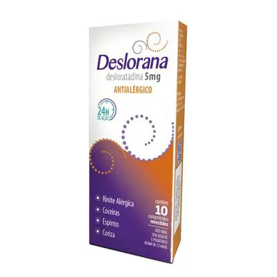 Deslorana 5mg Legrand 10 Comprimidos