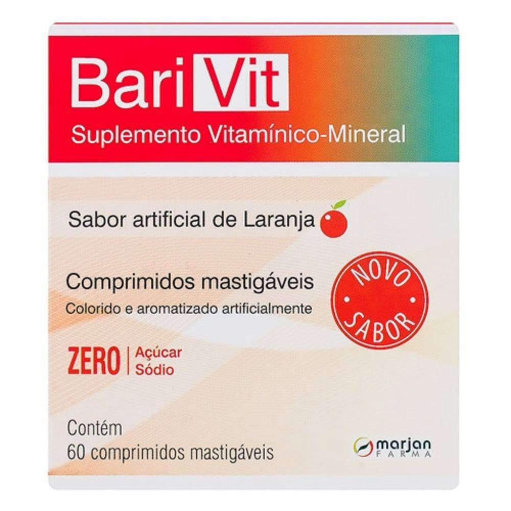 Barivit 60 Comprimidos Laranja