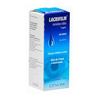 Lacrifilm 5mg/ml Colírio Gotejador Com 15ml