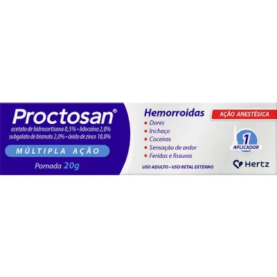 Proctosan Pomada 20g + 1 Aplicador