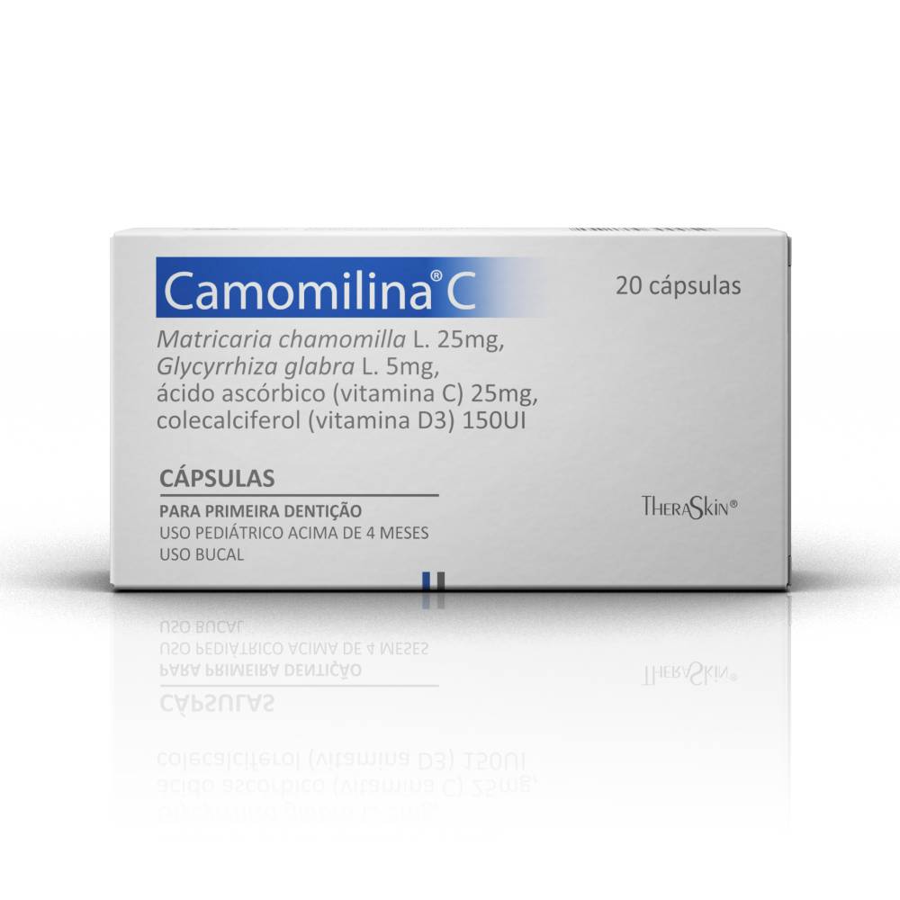 Camomilina C com 20 Cápsulas