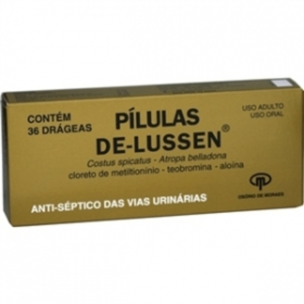 Pílulas De-Lussen 20mg Com 36 Drágeas