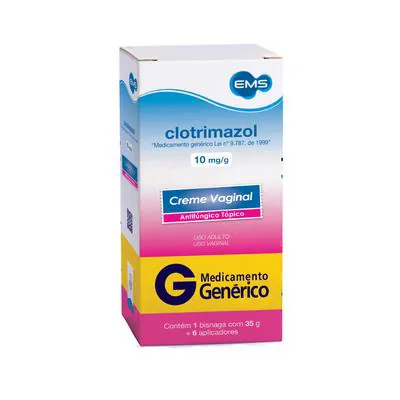 Clotrimazol Creme Vaginal 35g + 6 Aplicadores