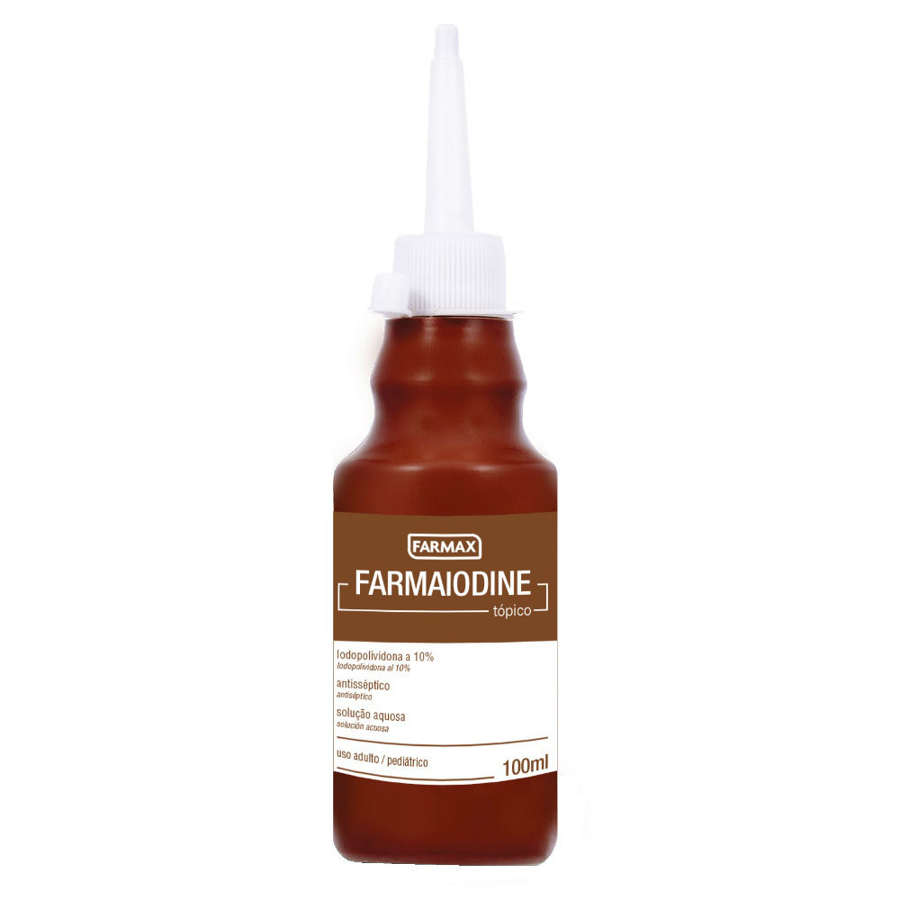 Antisséptico Farmaiodine Farmax Solução 100ml