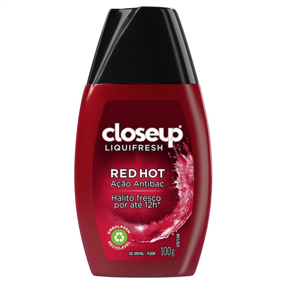 Creme Dental Gel Close Up Liquifresh Red Hot 100g