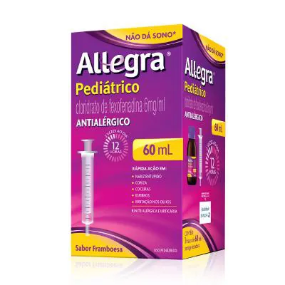 Antialérgico Allegra Pediátrico Seringa 6mg/ml 60ml