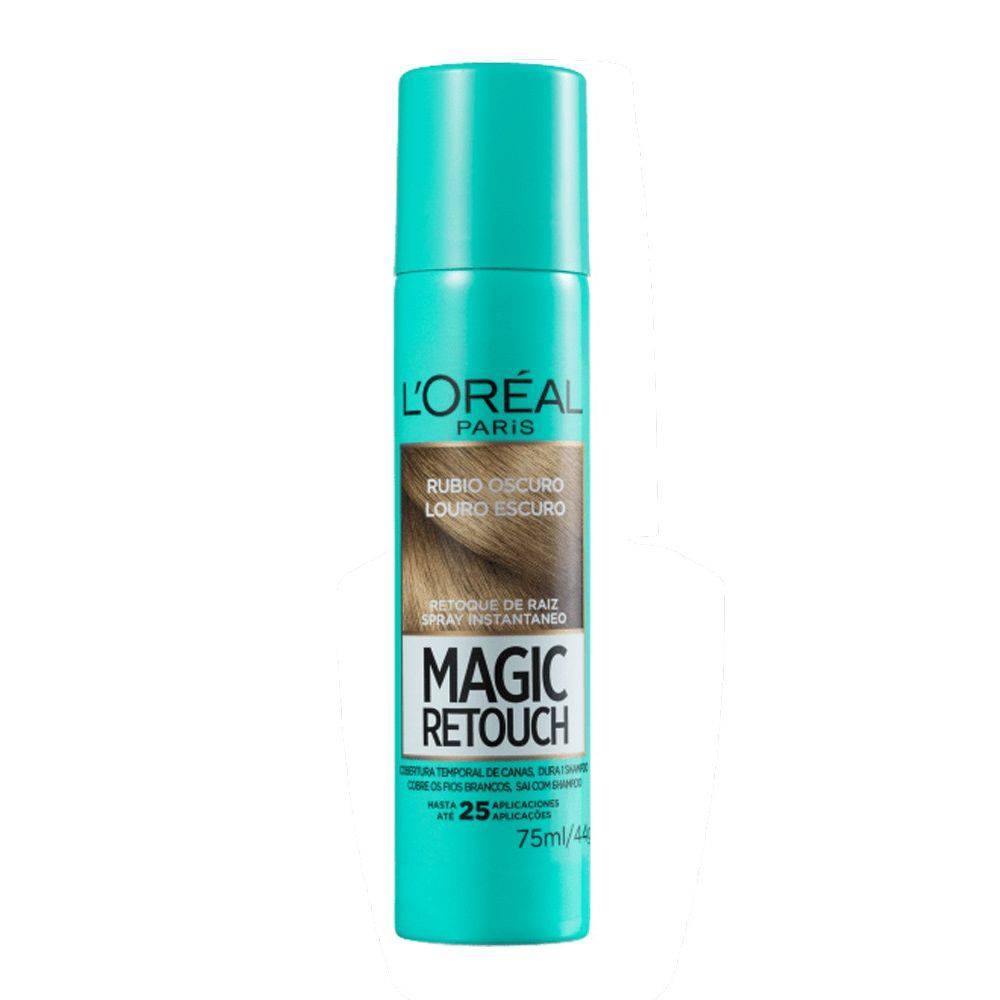 Retoque Instantâneo da Raiz Spray L’Oréal Magic Retouch Louro Escuro 75ml