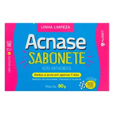 Sabonete Facial Acnase Clean Antiacneico 80g
