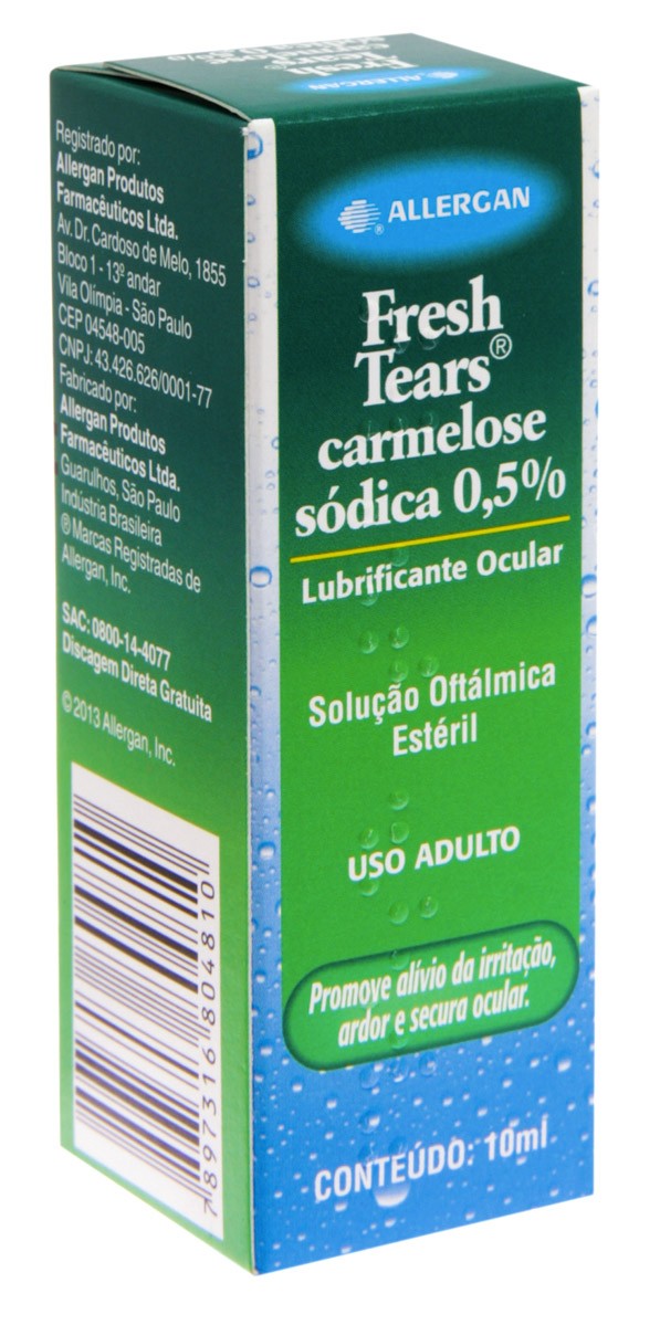 Fresh Tears 5% Solução Com 10ml