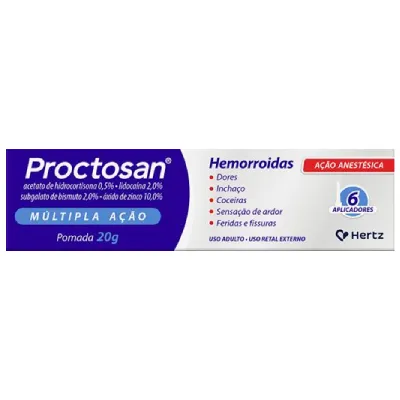 Proctosan Pomada 20g + 6 Aplicadores