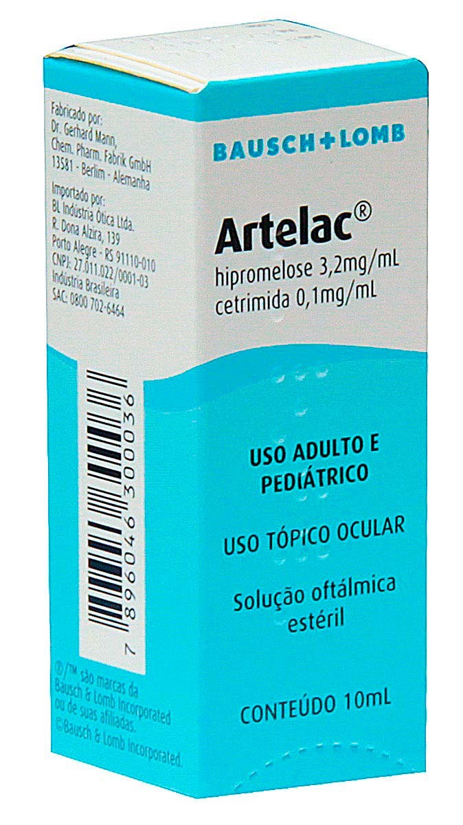 Artelac 3,2mg/ml Colírio Gotejador Com 10ml