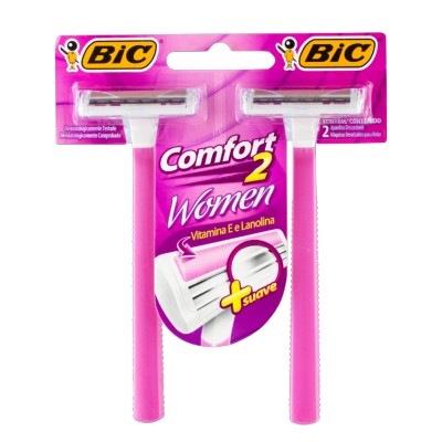 Aparelho de Depilação Bic Comfort For Women 2 Unidades