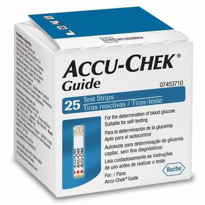 Tiras para Controle de Glicemia Accu-Chek Guide 25 Unidades