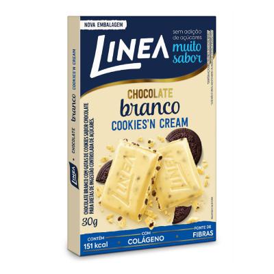 Chocolate Branco Cookies'n Cream Linea Zero Açúcar 30g
