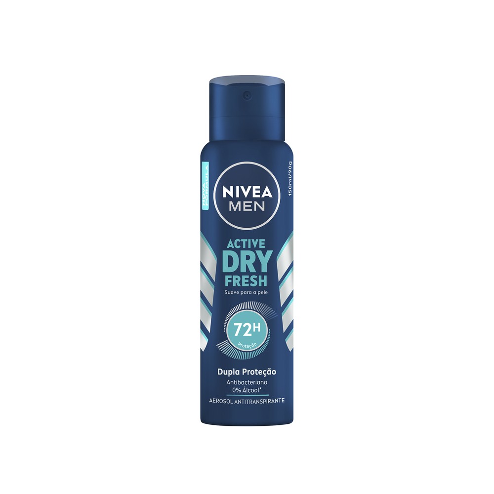 Desodorante Antitranspirante Nivea Men Aerossol Dry Fresh 150ml
