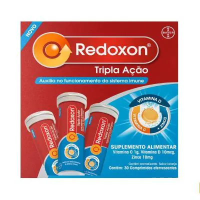 Redoxon Tripla Ação com 30 Comprimidos Efervescentes